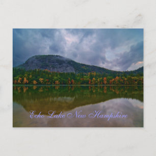 Echo Lake New Hampshire Postcard Postkarte