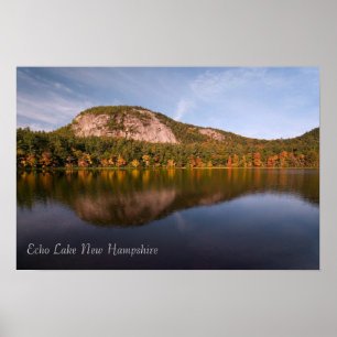 Echo Lake New Hampshire Print Poster
