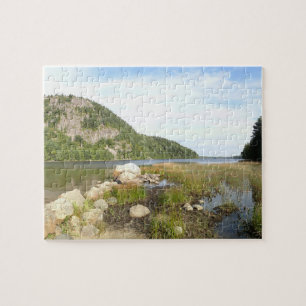 Echo Lake Strand am Acadia National Park Puzzle