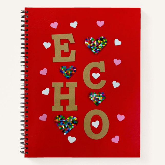 ECHO-LIEBE SpiralNotebook Notizbuch (Vorderseite)