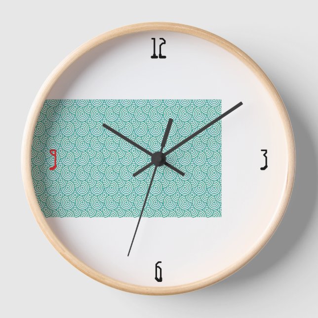 Echo Minze Uhr (Vorderseite)