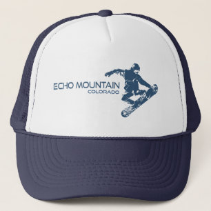 Echo Mountain Colorado Snowboarder Truckerkappe