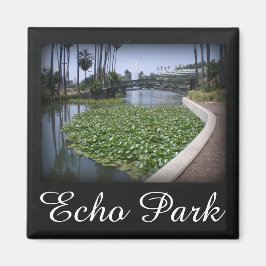 Echo Park Lake in Los Angeles, Kalifornien Magnet