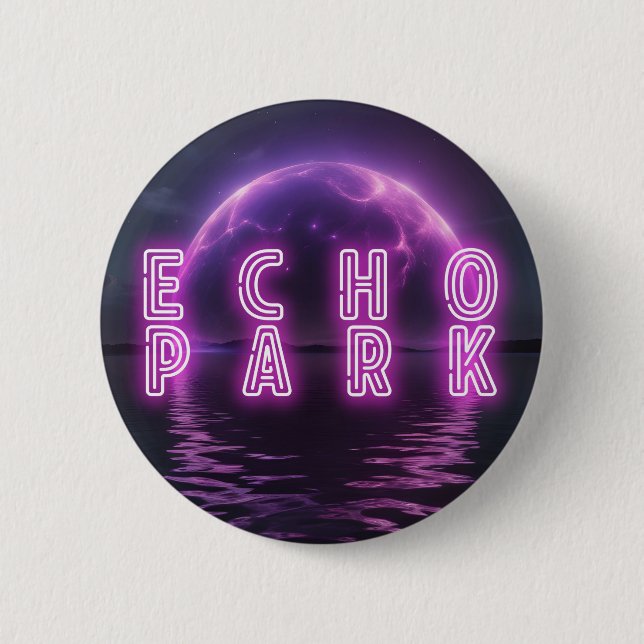 ECHO PARK NIGHtKLUB Abzeichen Button (Vorderseite)