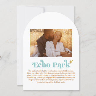 Echo Park Tischnummer