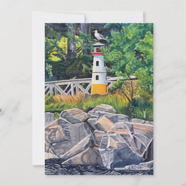Echo Point Leuchtturm Einladung (Vorderseite)