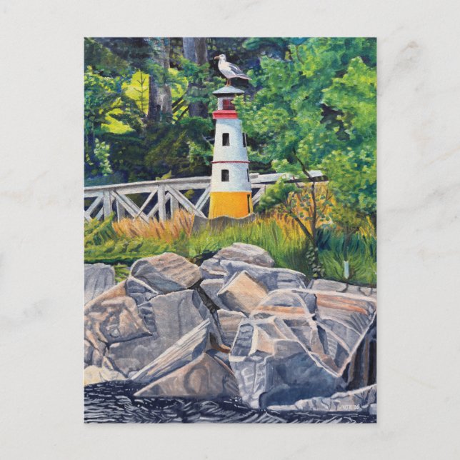 Echo Point Leuchtturm Postkarte (Vorderseite)