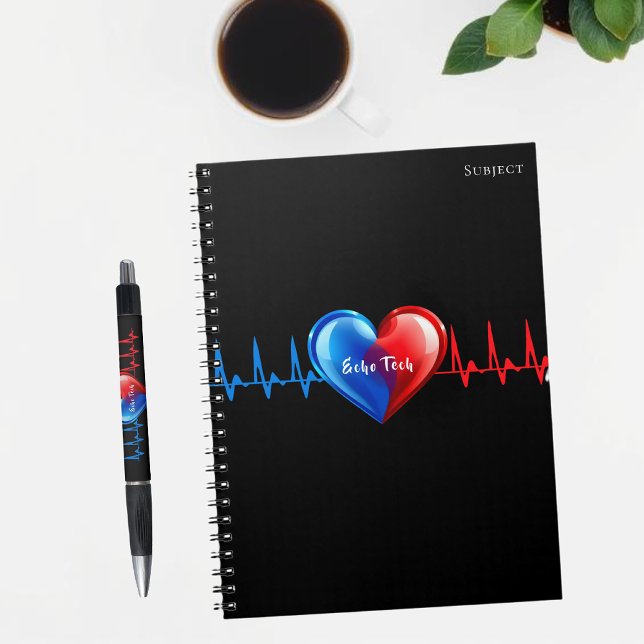 Echo Tech - Cardiac Sonographer Notizblock (Echo Tech - Cardiac Sonographer Notebook)