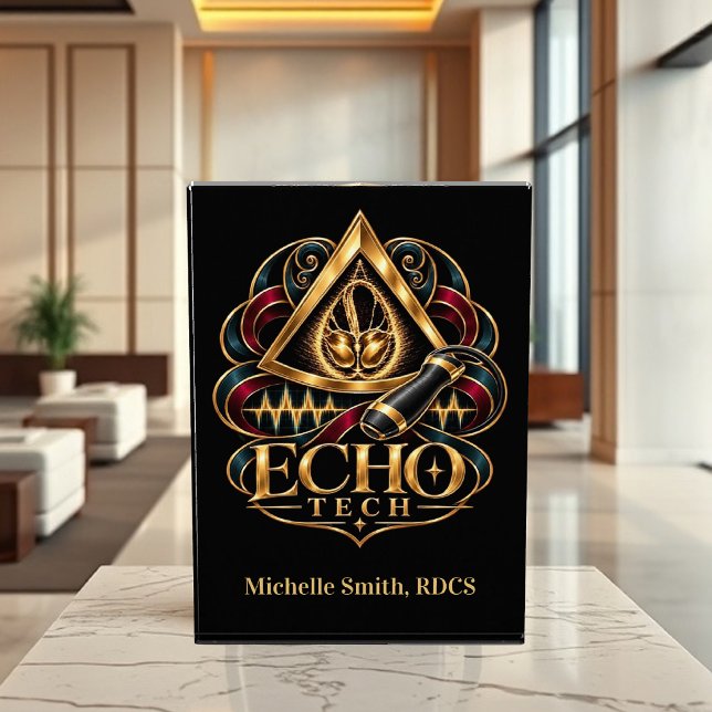 Echo Tech - Echokardiograph - Sonographiker Fotoblock (Echo Tech - Echocardiographer - Sonographer Photo Block )