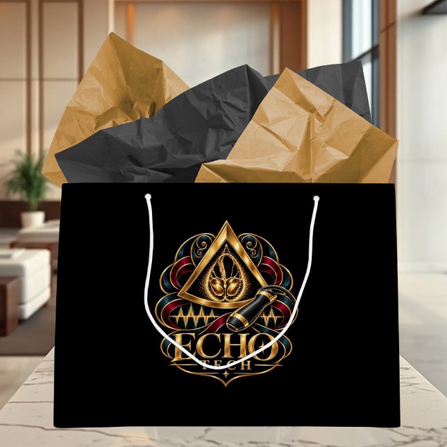 Echo Tech - Echokardiograph - Sonographiker Große Geschenktüte (Echo Tech - Echocardiographer - Sonographer Large Gift Bag)