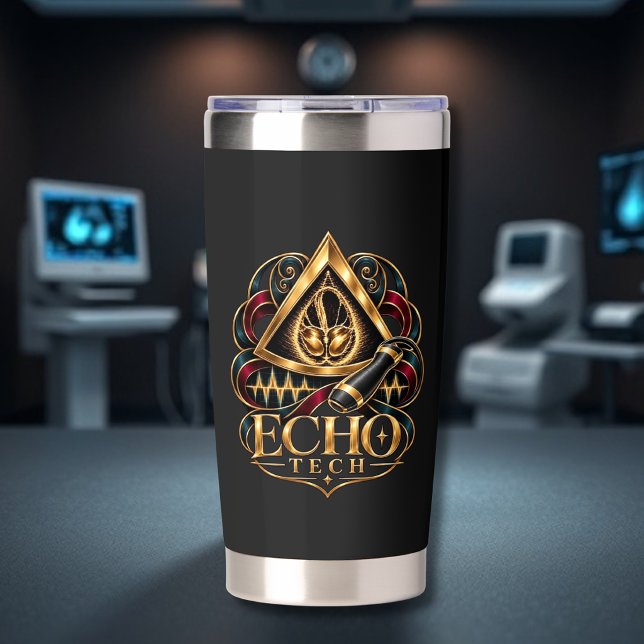Echo Tech - Echokardiograph - Sonographiker Thermobecher (Echo Tech - Echocardiographer - Sonographer Insulated Tumbler )