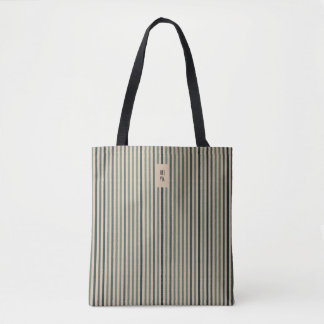 Echo Trails Tote Bag - Grüne Macha Streifen