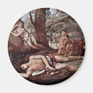 Echo und Narcissus von Poussin Nicolas Magnet