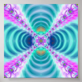 Echo von Farben Poster drucken