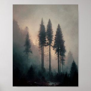 Echoes des schweigenden Hains: Hohe Wächter ragen Poster