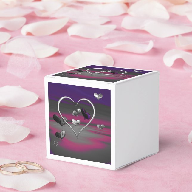 Echoes einer Metallischen Romantik Geschenkschachtel (Hochzeit)
