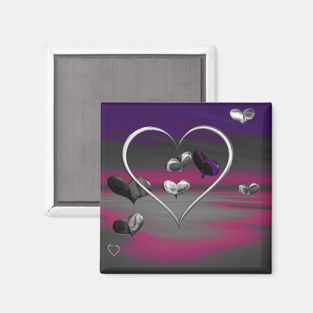 Echoes einer Metallischen Romantik Magnet (Vorderseite/Rückseite)