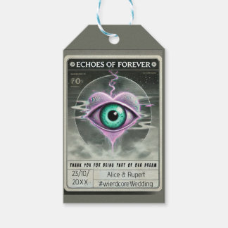 👁️ "Echoes Forever" Weirdcore Gefälligkeitstags � Geschenkanhänger