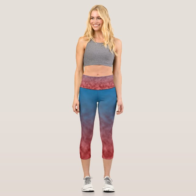 Echoes in Bluefire Capri Leggings (Vorderseite)