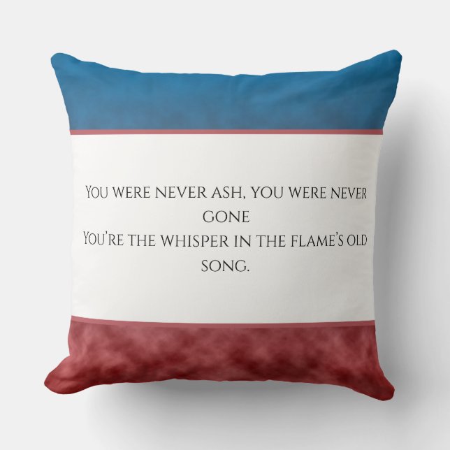 Echoes in Bluefire Kissen (Vorderseite)