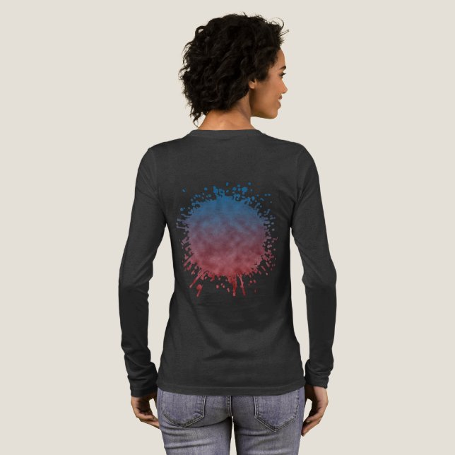 Echoes in Bluefire Tri-Blend Shirt (Voller Rückseite)