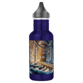 Echoes of '73: The Chronos Ocean's Labyrinth Edelstahlflasche