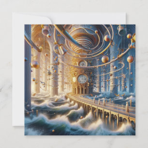 Echoes of '73: The Chronos Ocean's Labyrinth Feiertagskarte