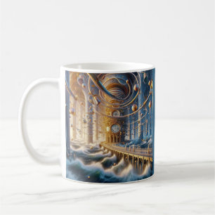 Echoes of '73: The Chronos Ocean's Labyrinth Kaffeetasse