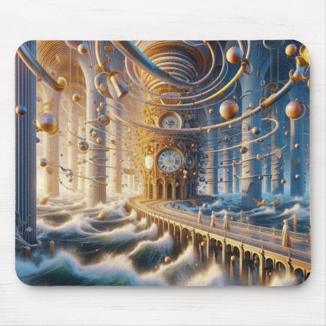 Echoes of '73: The Chronos Ocean's Labyrinth Mousepad (Vorne)
