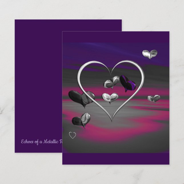 Echoes of a Metallic Romance Paper Sheet (Vorne/Hinten)