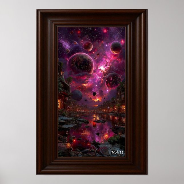 Echoes of a Shattered Universe Poster (Vorne)