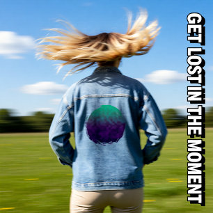 Echoes of Amethyst Tide Jeansjacke