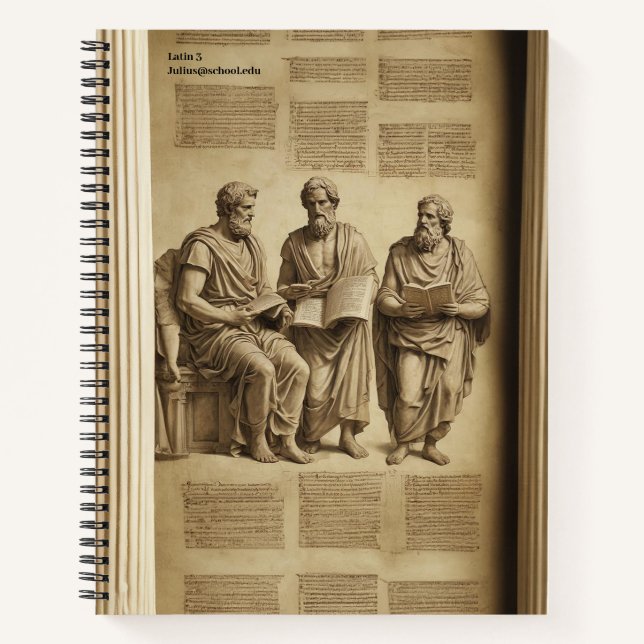 Echoes of Ancient Rome: Latein Notizbuch (Vorderseite)