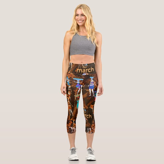 Echoes of Giwerment: March 8th Capri Leggings (Vorderseite)
