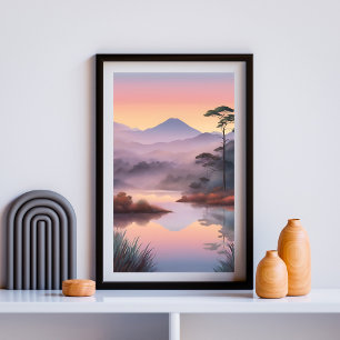 Echoes of Light - Dreamy Monte Brè Poster
