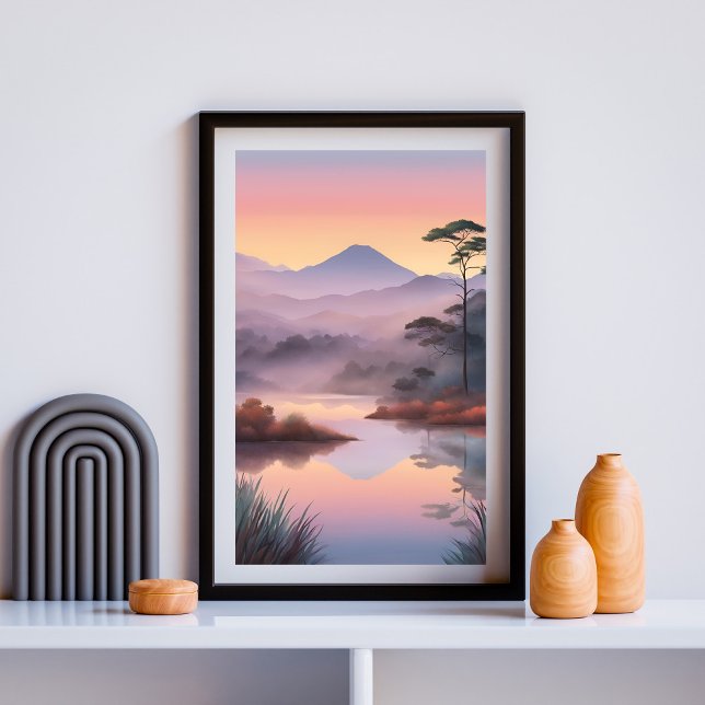 Echoes of Light - Dreamy Monte Brè Poster (Von Creator hochgeladen)