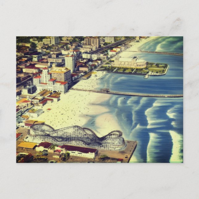 Echoes of Long Beach (Classic Coastal California) Postkarte (Vorderseite)