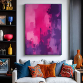 Echoes of Magenta Poster