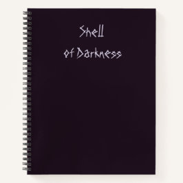 ECHOES OF SHATTERED SHADOWS Muschel der Dunkelheit Notizbuch
