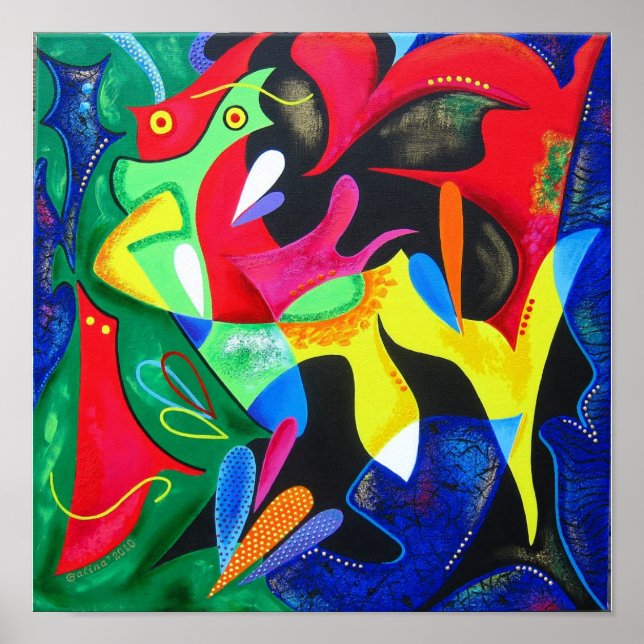 Echoes of Taino - Puerto Rico Kunst Poster (Vorne)