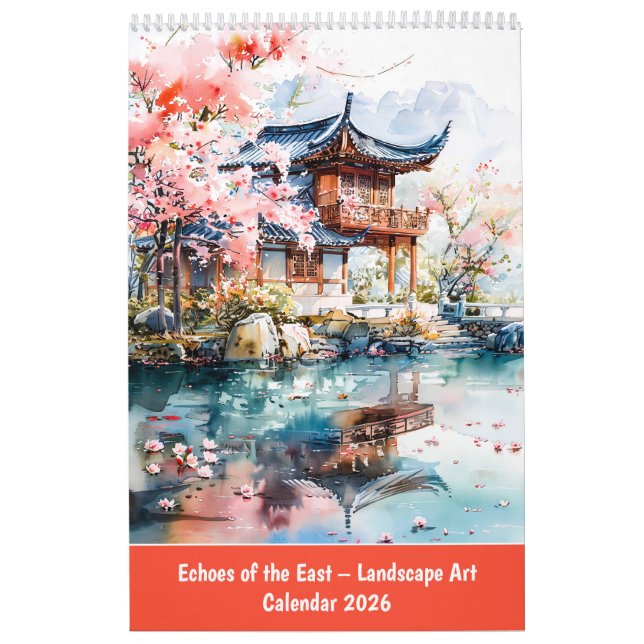 Echoes of the East – Landscape Art Calendar 2026 Kalender (Titelbild)