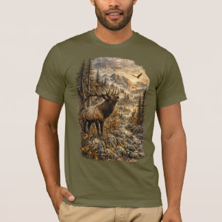 Echoes of the High Country – Vintage Bull-Elch T-Shirt