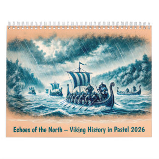 Echoes of the North – Viking History in Pastel 202 Kalender