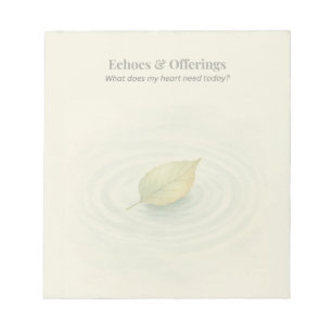 Echoes & Offerings   tägliche Reflektion Notizblock