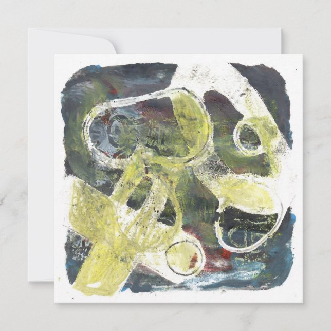 Echoes unter der Oberfläche Gelprint (Vorderseite)
