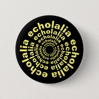 Echolalia Circle Neurodiversity-Stift Text Button