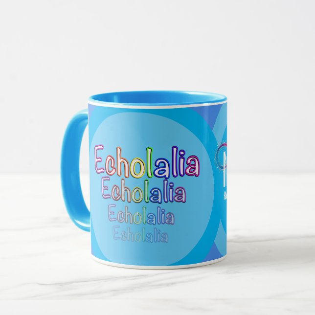 Echolalia NeuroDivergent Rebel Tasse (Vorderseite Links)