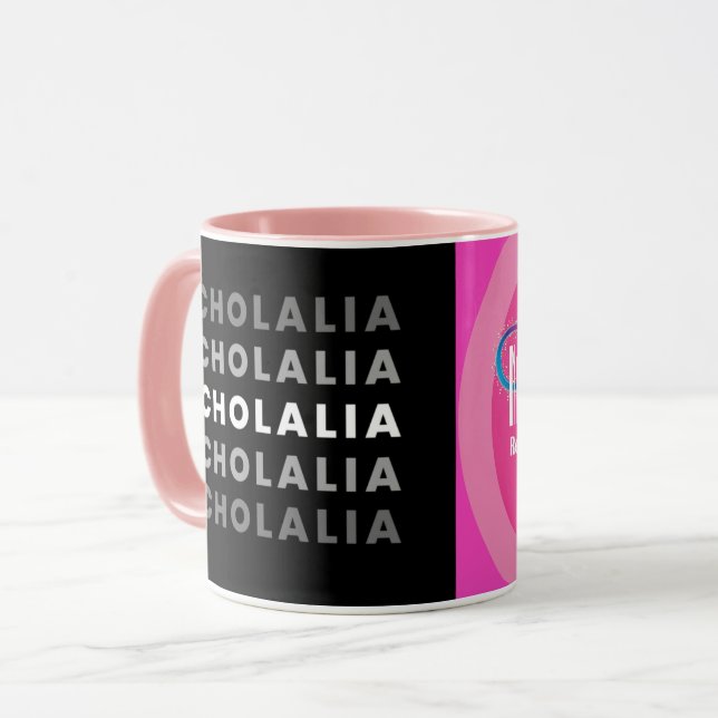 Echolalia Rainbow Infinity Coffee Tasse (Vorderseite Links)