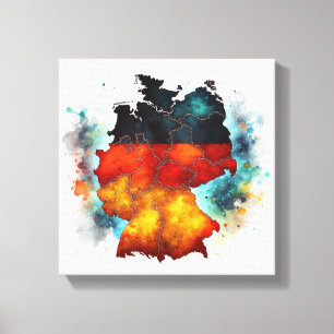 Echos der Einheit Leinwanddruck