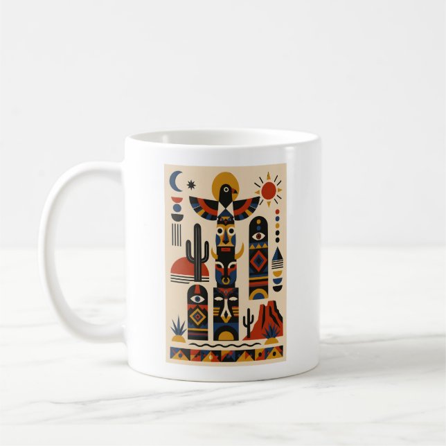 Echos der roten Wüste Kaffeetasse (Links)